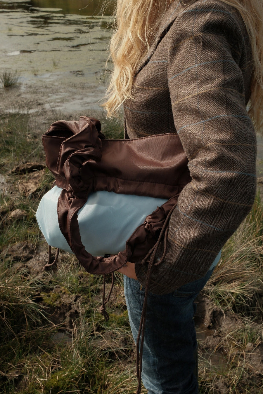 Shield Midi shopper – brun